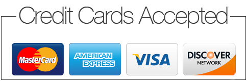 We take credit cards and electronic payments