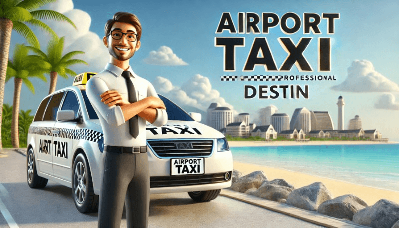 Call Airport Taxi Service Near Me Today! Serving the Destin, Miramar Beach, VPS, 30a and Santa Rosa Beach Areas.